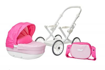 Kočiarik pre bábiky Jasmine Kids Elegance ružový